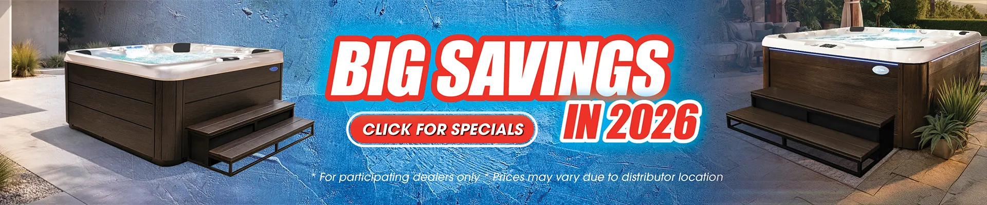 Calspas hot tub being used in a family setting - Brownsville