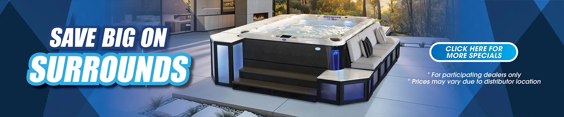 Calspas hot tub being used in a family setting - Brownsville